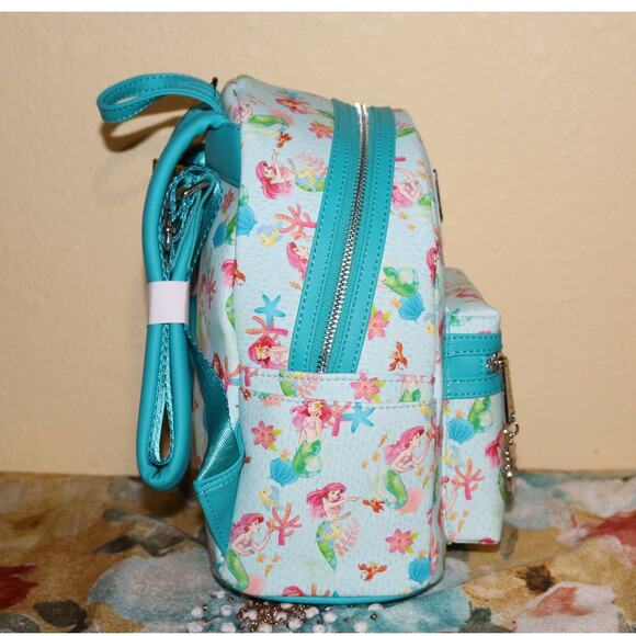 Loungefly LE 600 Little Mermaid Under the Sea Backpack - Picture 2 of 4
